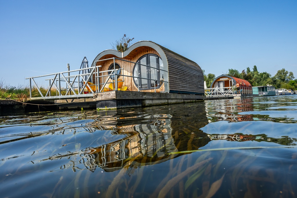 Riverside glamping home